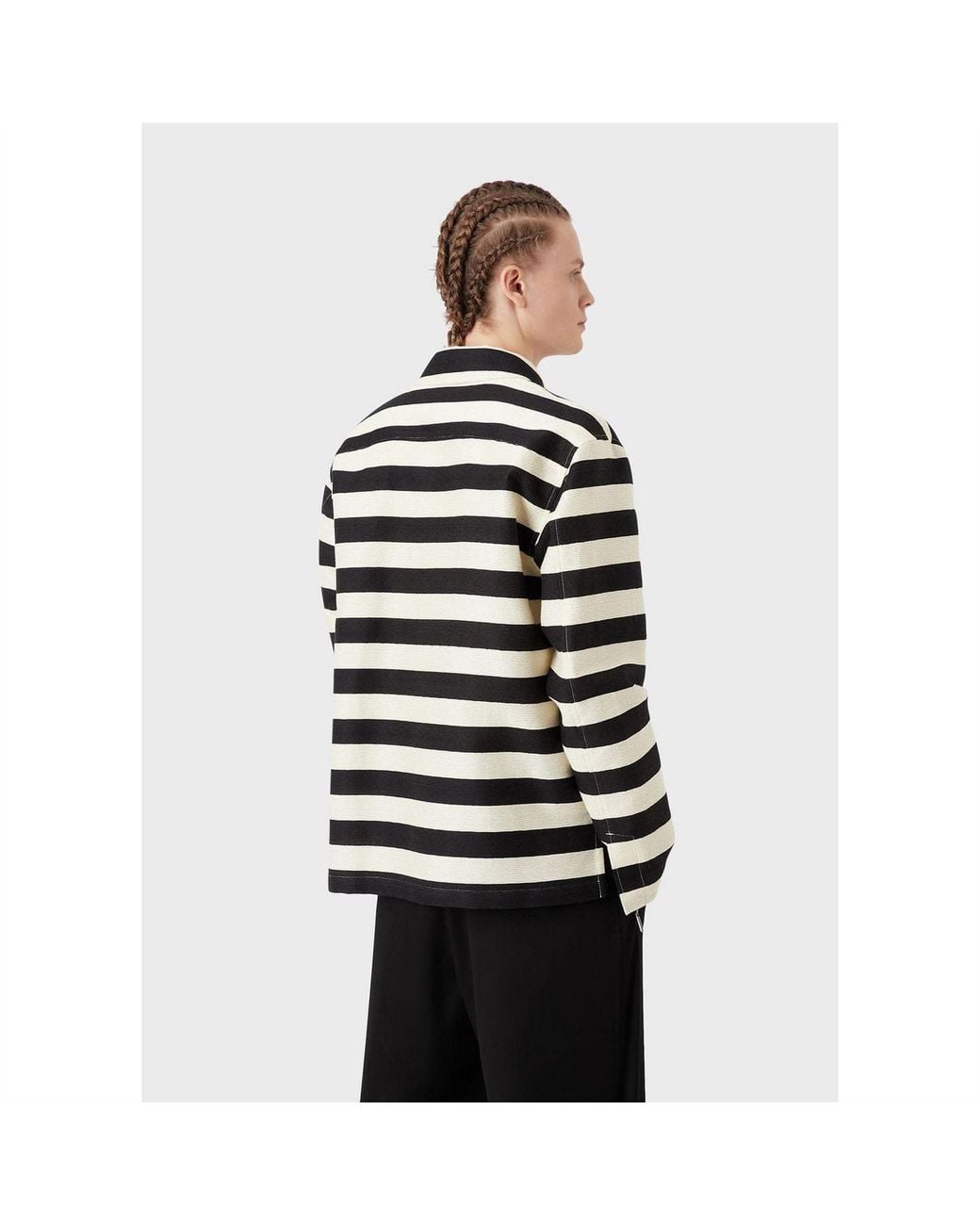 Emporio Armani Black Overshirt for men