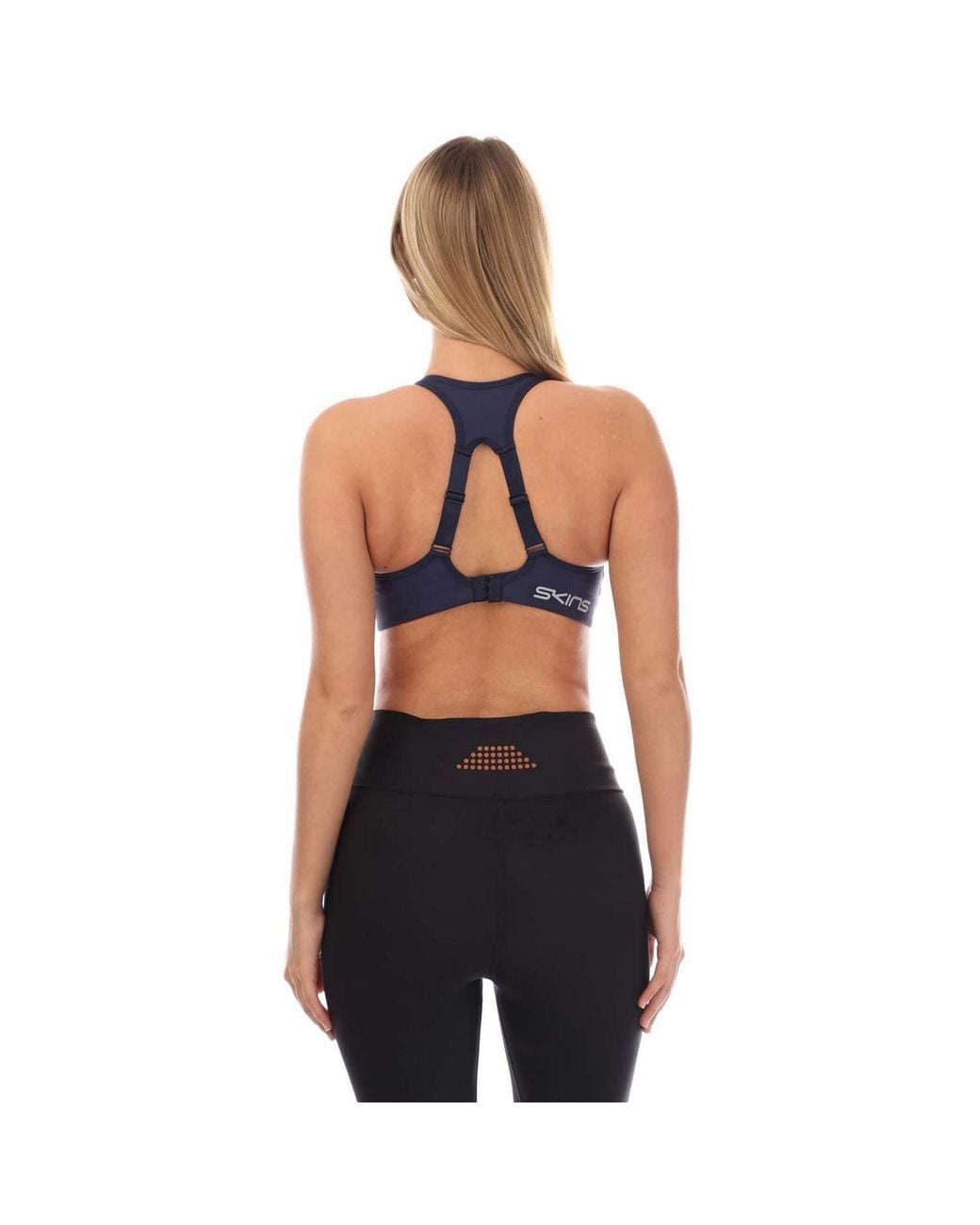 Skins Blue 3 Hi Impact Bra