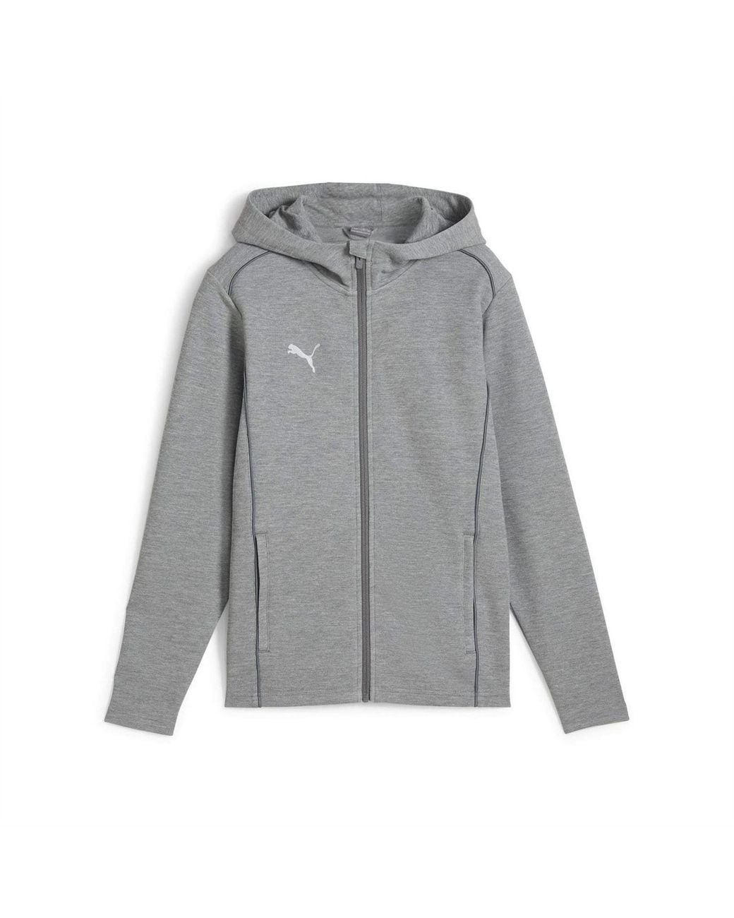 PUMA Gray Casuals Hooded Jacket for men