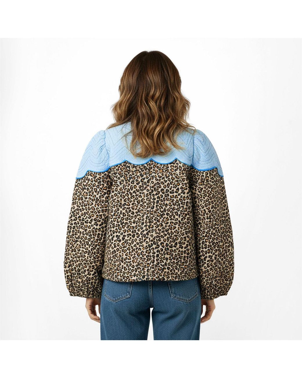 Stella Nova Brown Jacket With Clouds