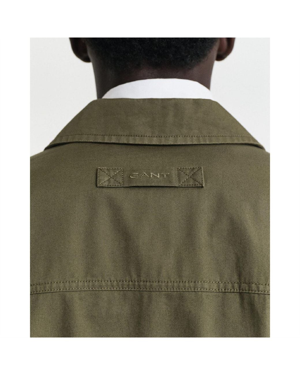 Gant Green Cotton Windcheater Jacket for men