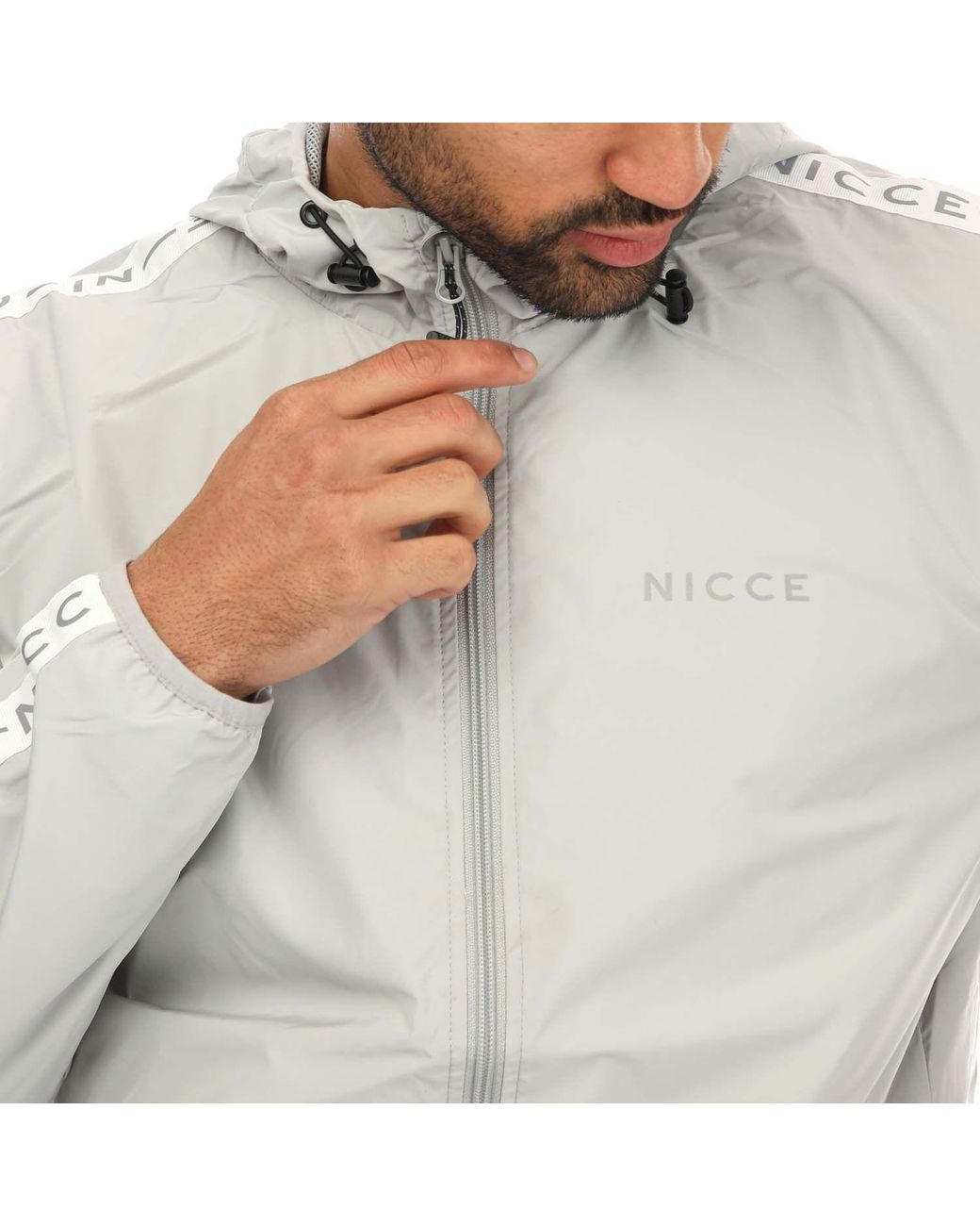 Nicce jacket outlet white