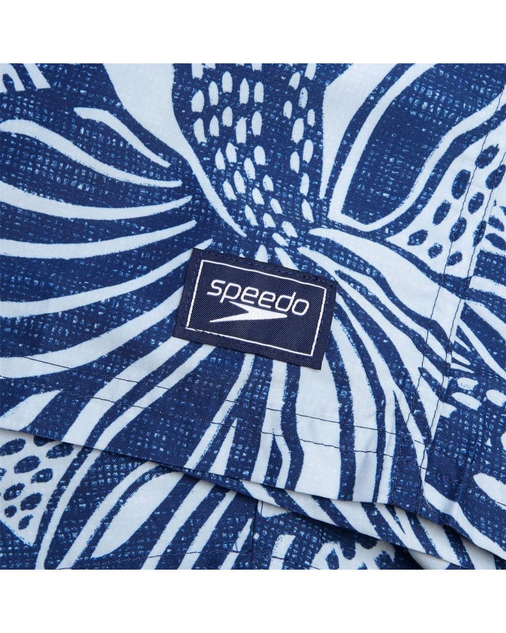Speedo Blue Printed Leisu for men