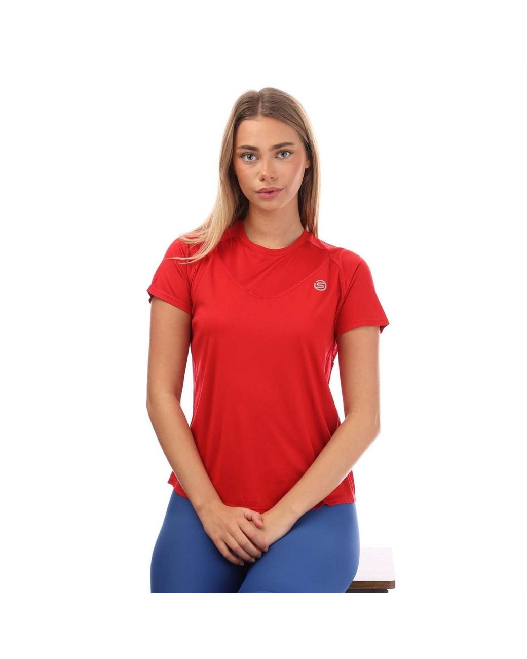 Skins Red 3 Short Sleeve T Shirt