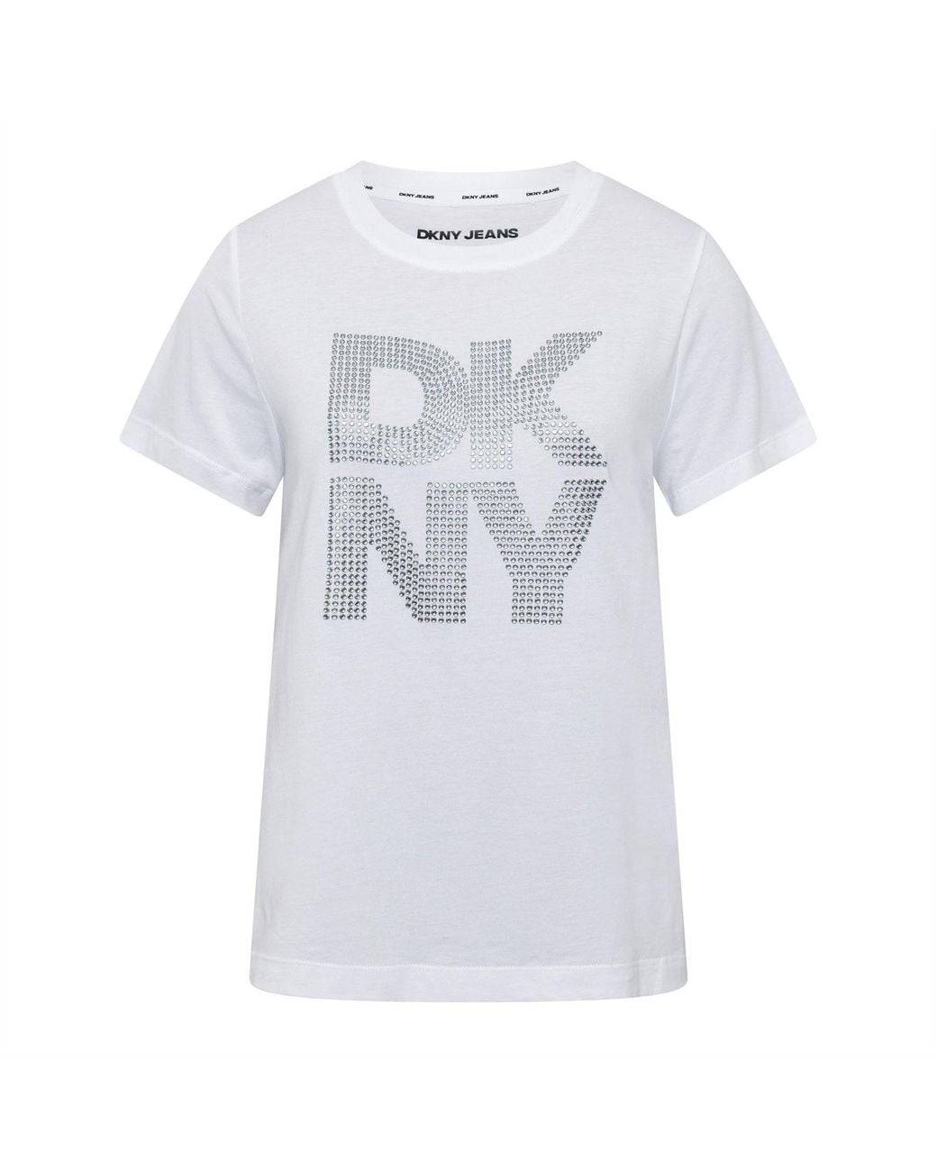 DKNY White Jeans Stacked R 10 (S)