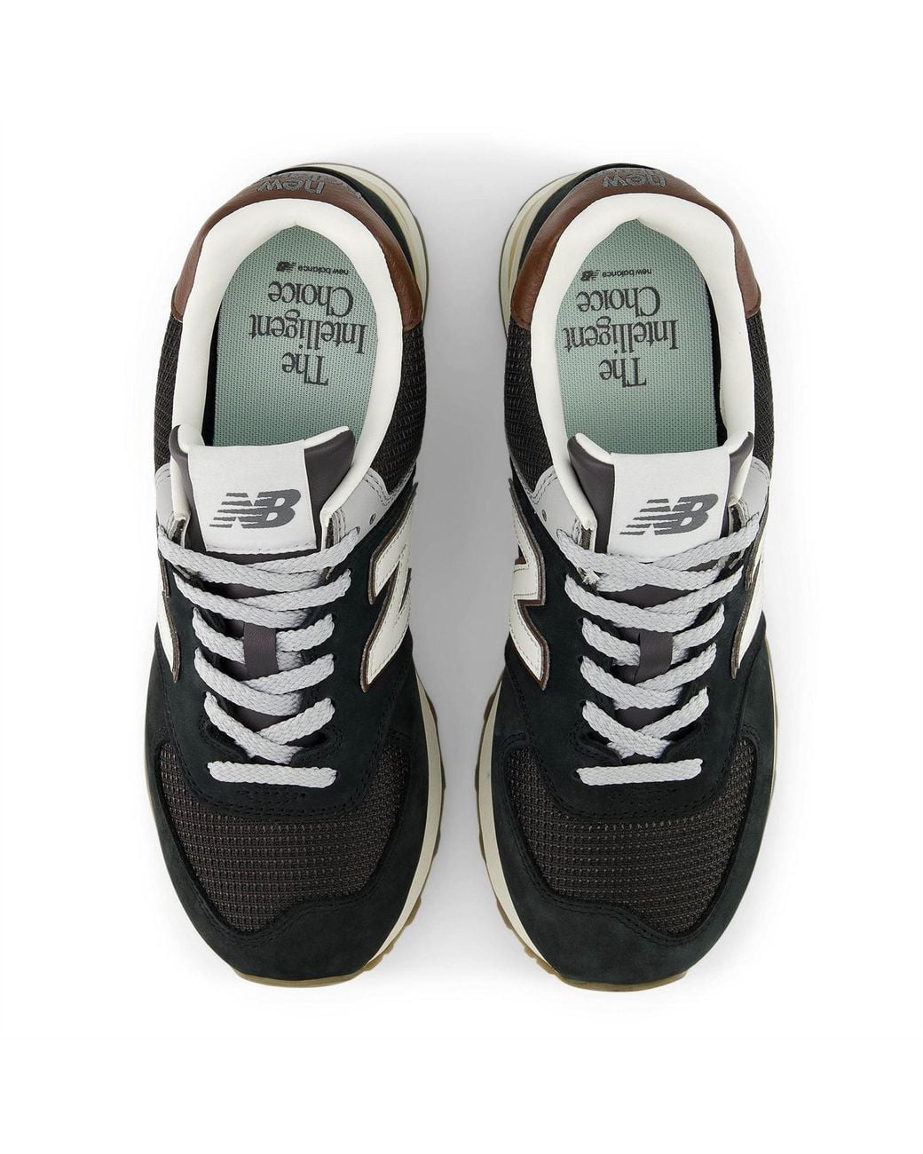 New Balance Black 574 Trainers 6.5 (40) for men