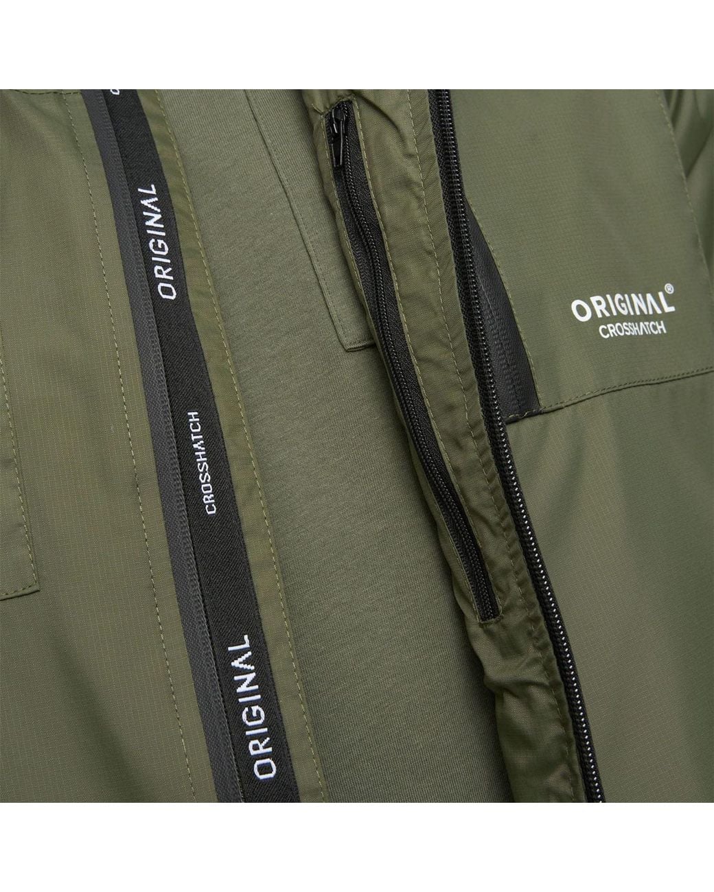 Crosshatch Green Jacket for men