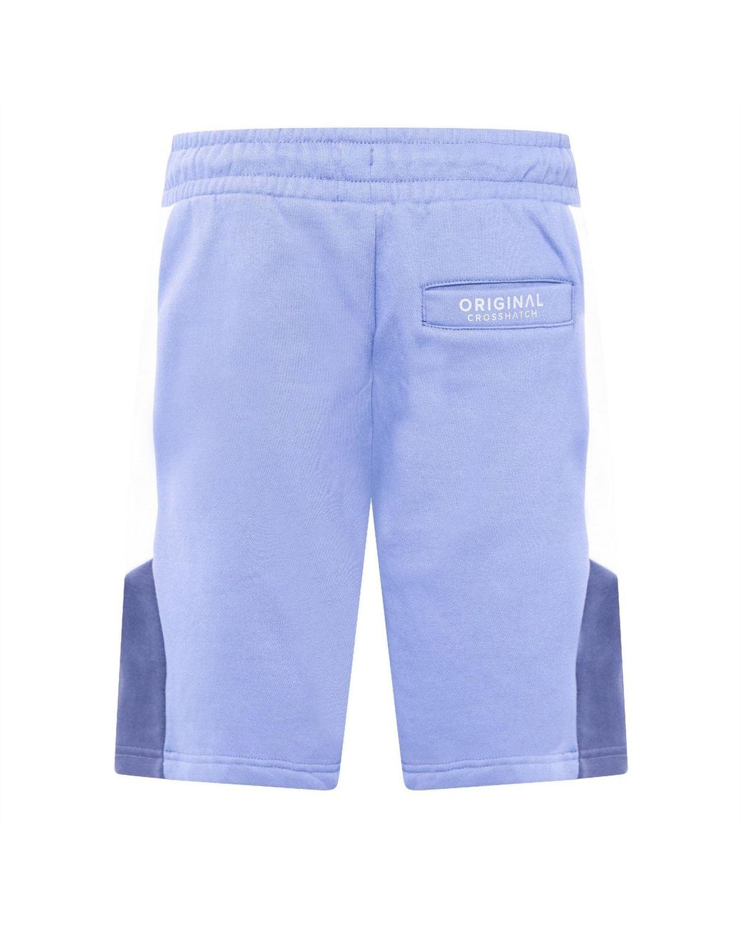 Crosshatch Blue Castlebay Solid Jogger Shorts for men