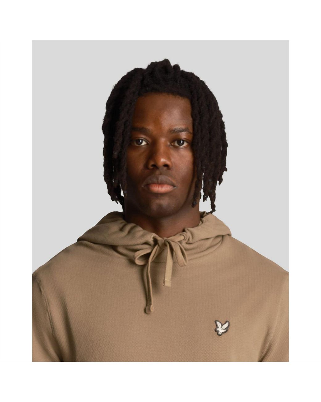 Lyle & Scott Brown And Utility Hoodie for men