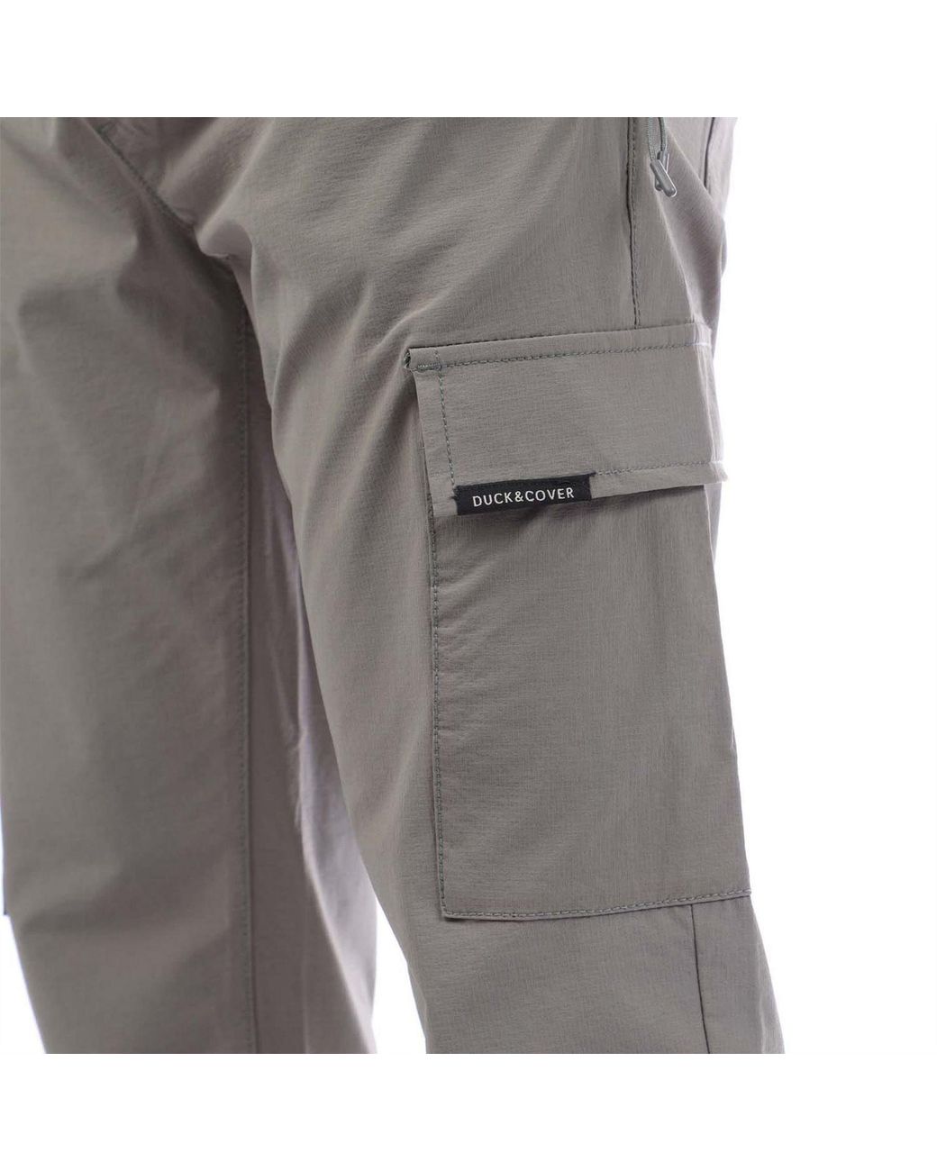 Duck and Cover Gray Chamata Pants for men