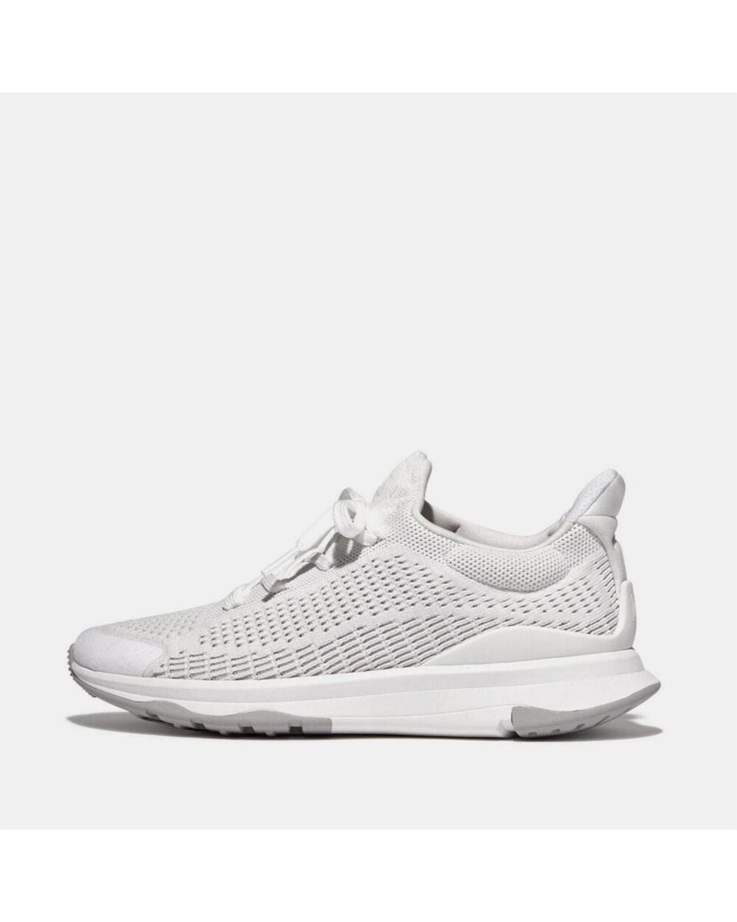 Fitflop White Vitamin Ffx Knit Sports Sneakers