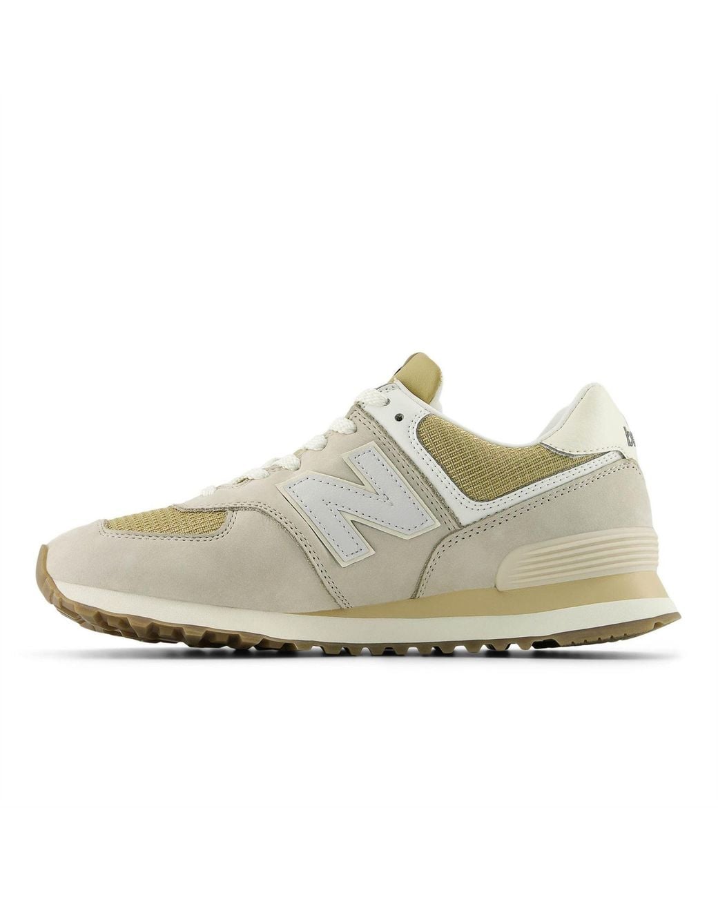 New Balance White 574 Trainers 6.5 (40) for men