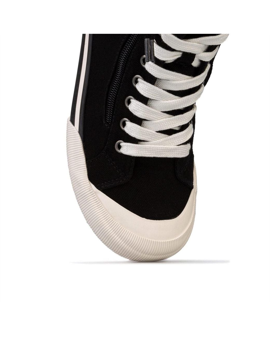 Rocket Dog Black Jazzin Hi Canvas Pumps