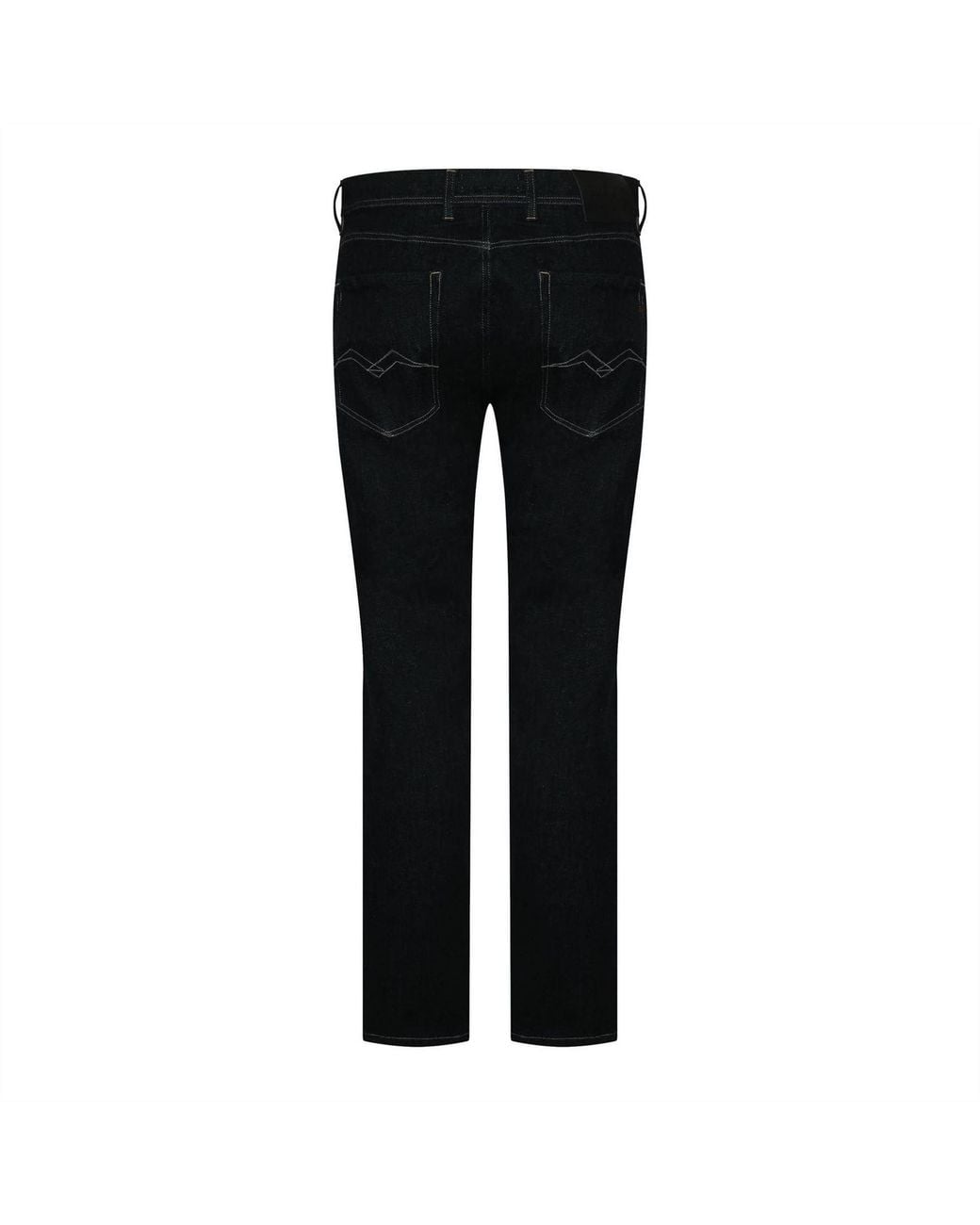Replay Black Straight Fit Jeans for men