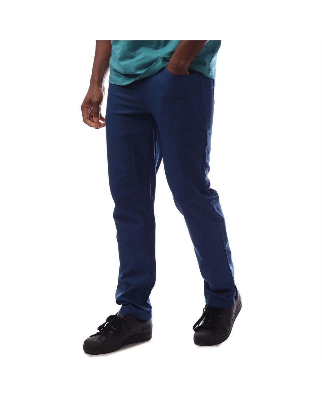 Farah Blue Golf Trousers for men