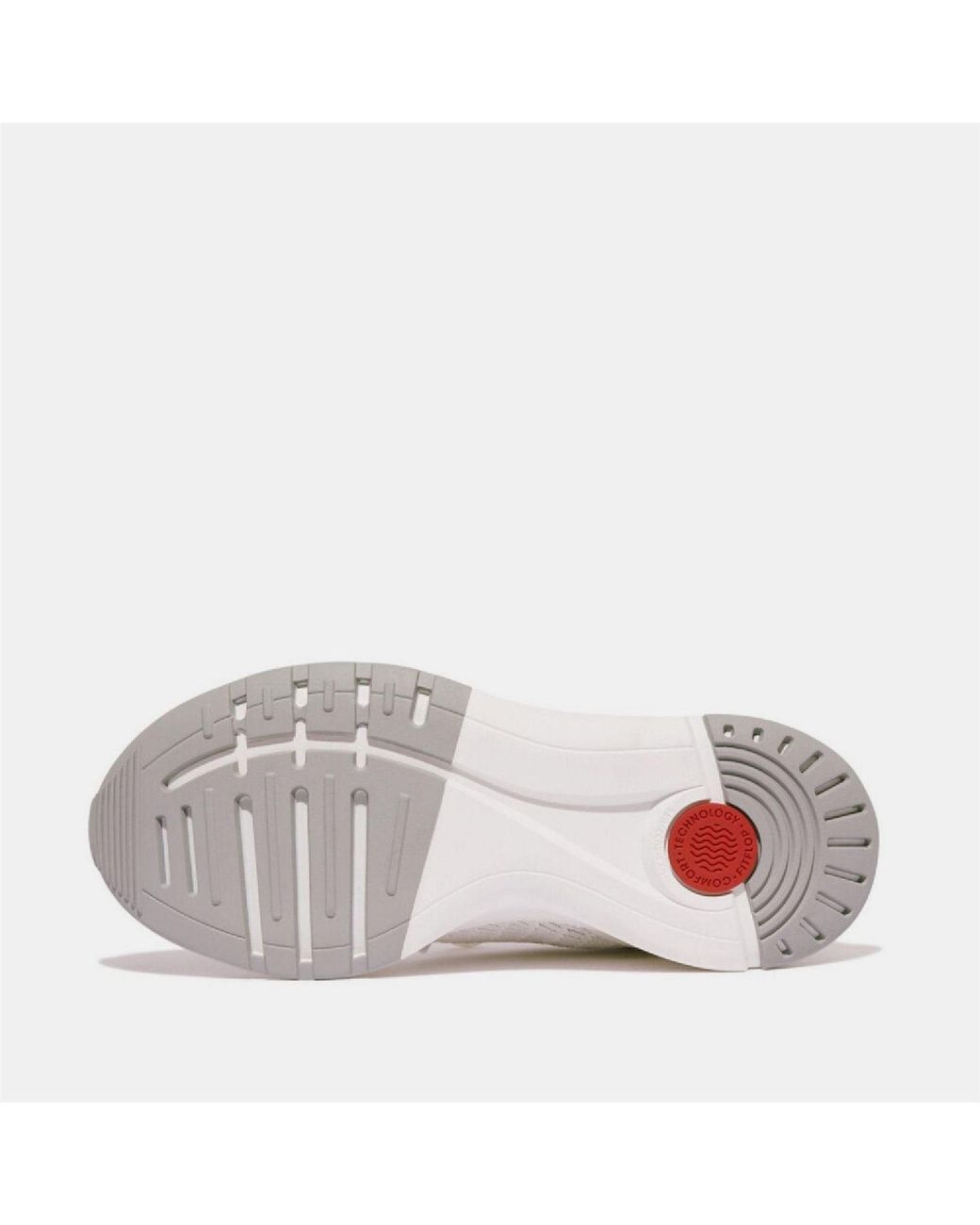 Fitflop White Ffx Knit Sport Trainers