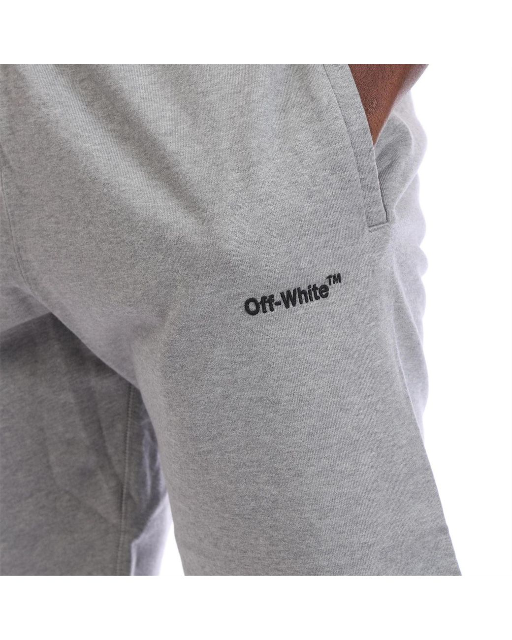 Off-White c/o Virgil Abloh Gray Off All Sweat Shorts for men