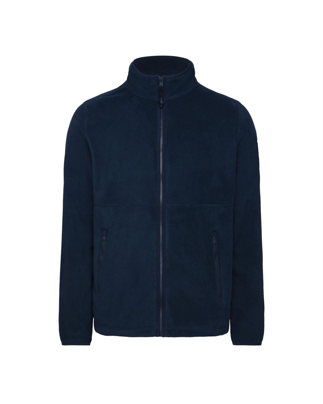 Timberland Blue Two Zip Pocket High Neck Long Sleeve Sweatshirt for men