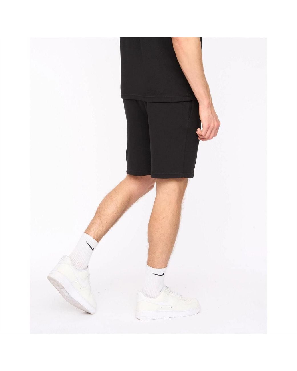 Duck and Cover Black Sherborn Shorts for men