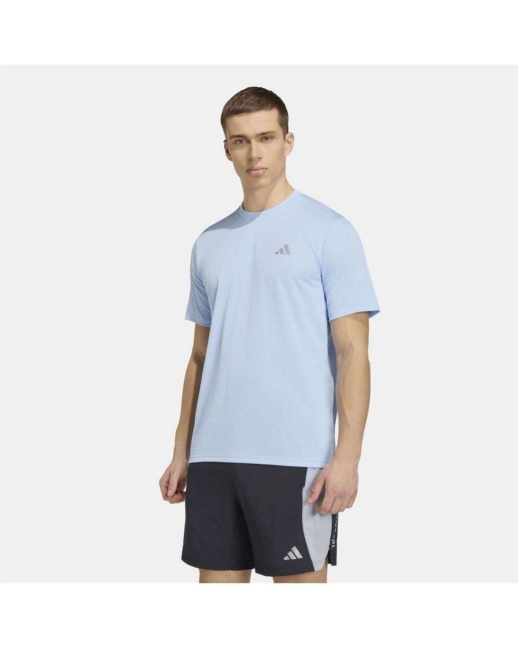 Adidas Blue Essentials Training T Shirt for men