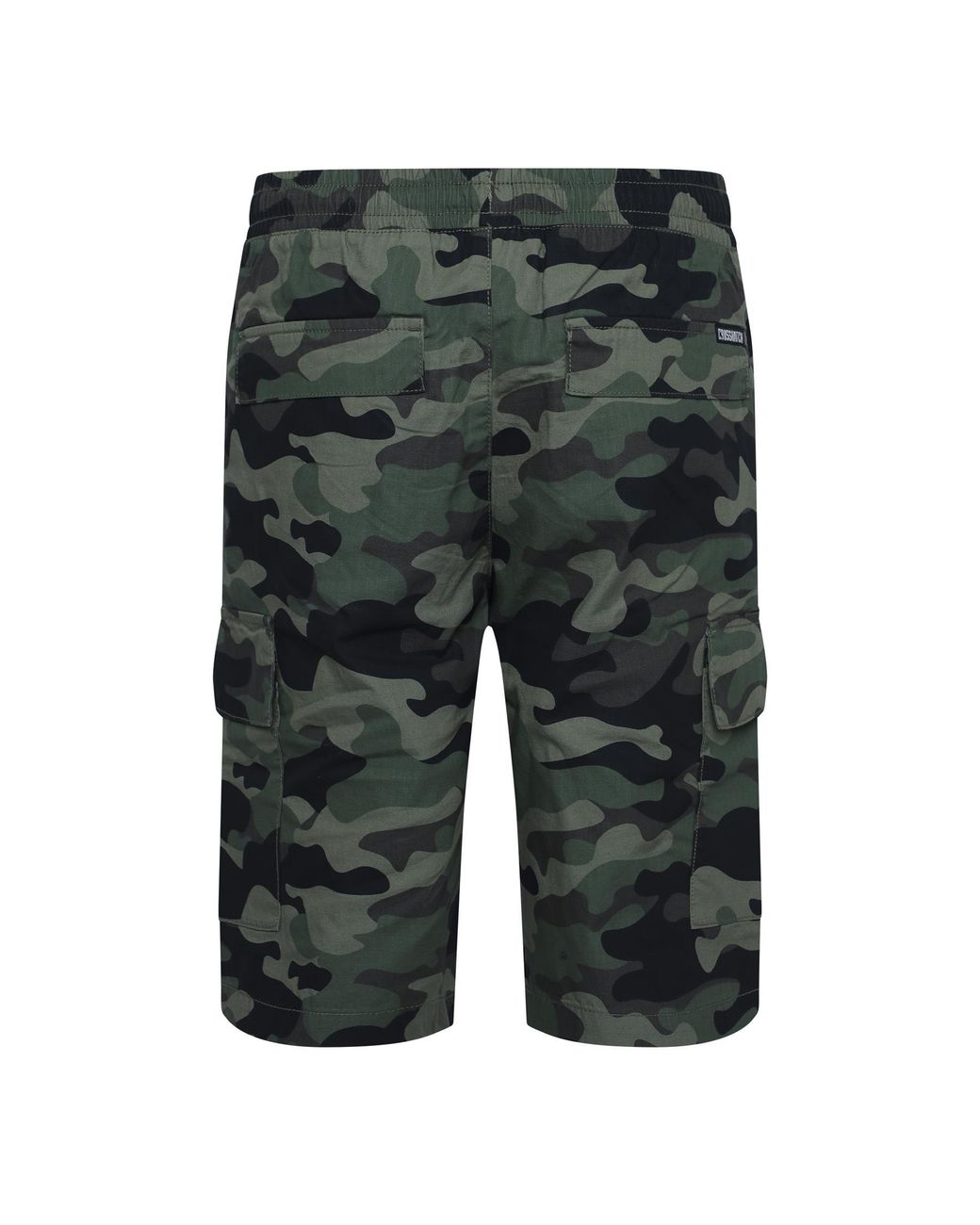 Crosshatch Natural Camtort Solid Bermuda Shorts for men
