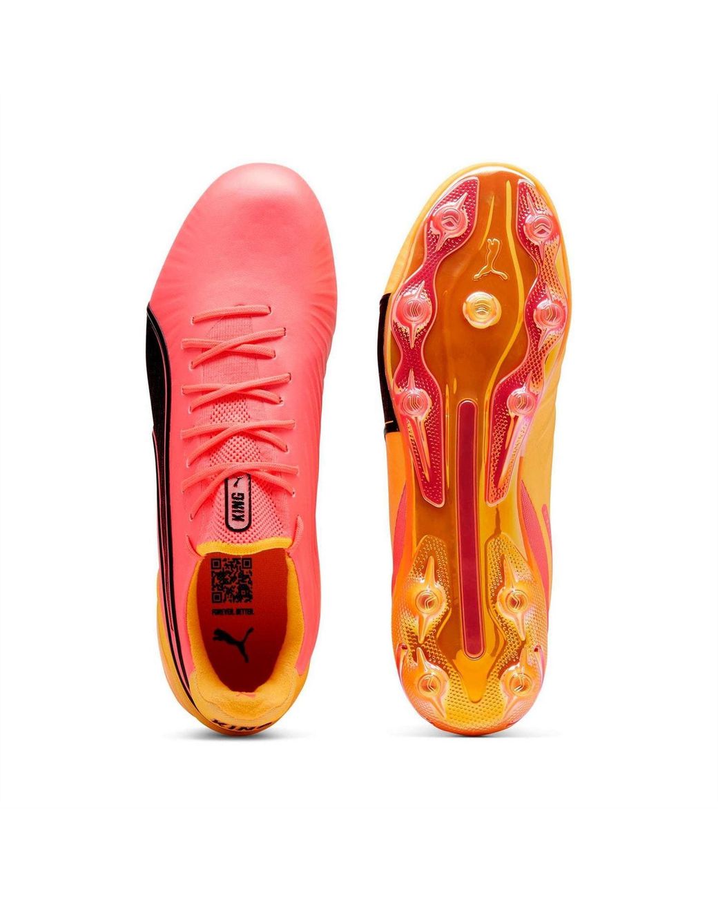 PUMA Pink Ultimate Tricks Firm Ground Football Boot for men