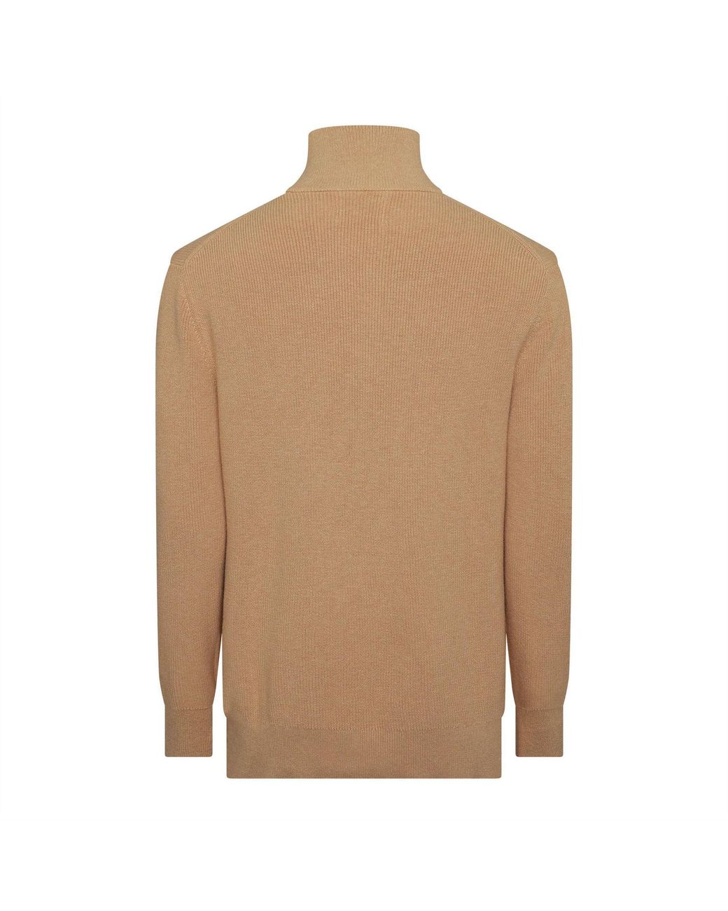 Gant Natural Cotn Merino Rib Half-Zip Jumper for men