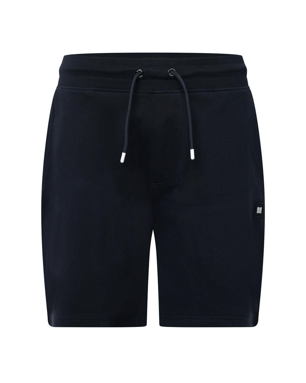 Weekend Offender Blue Scandium Jog Solid Patterned Sweat Shorts for men