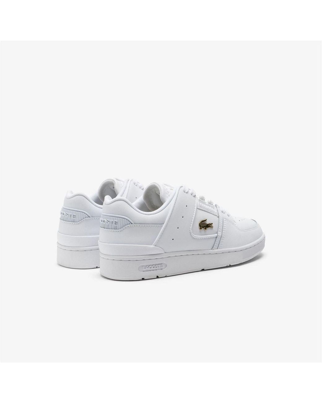 Lacoste White Cage Trainers