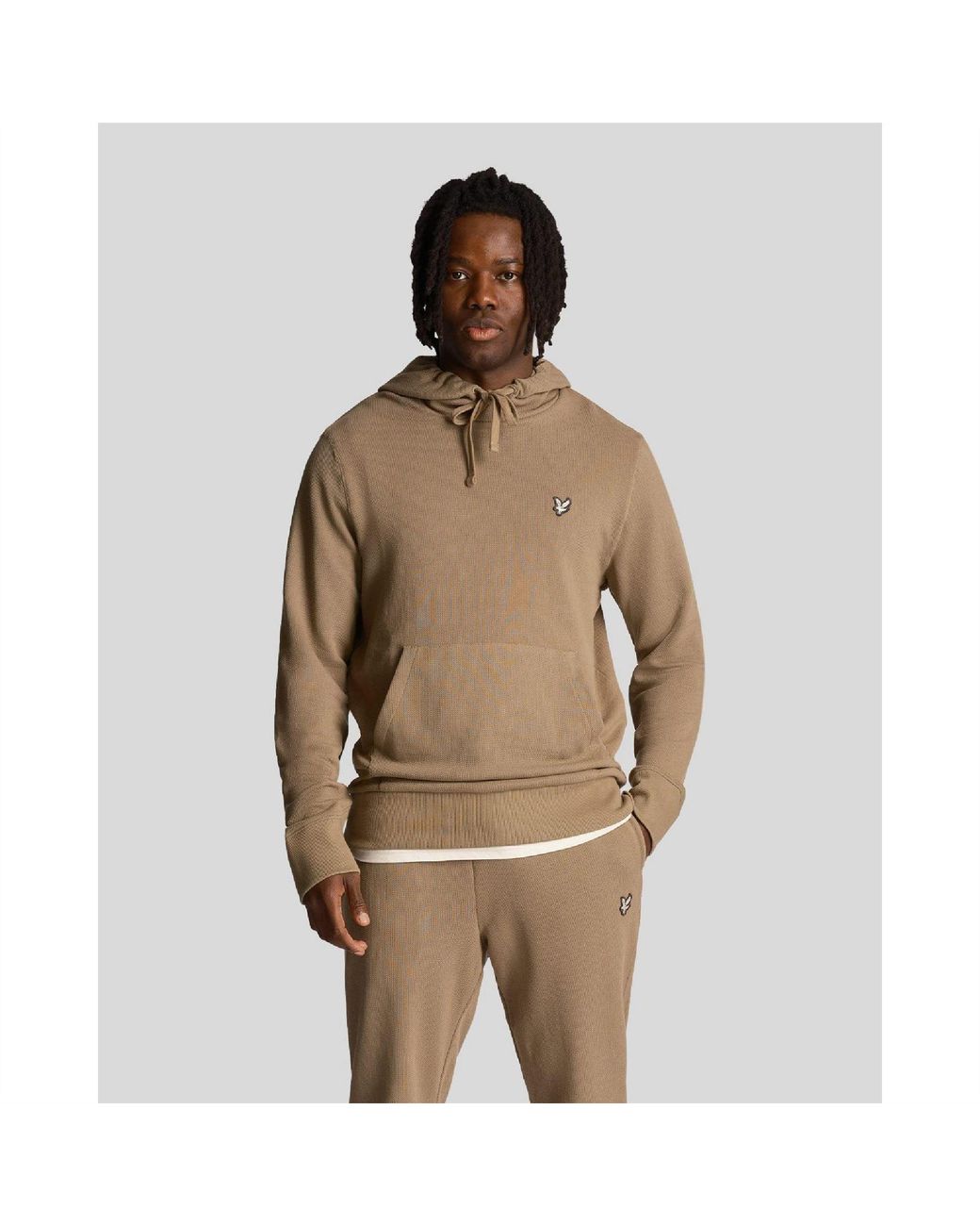 Lyle & Scott Brown And Utility Hoodie for men