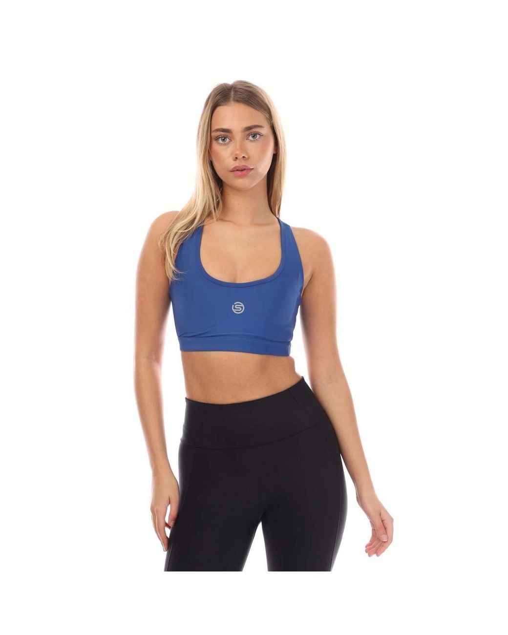 Skins Blue 3 Active Bra