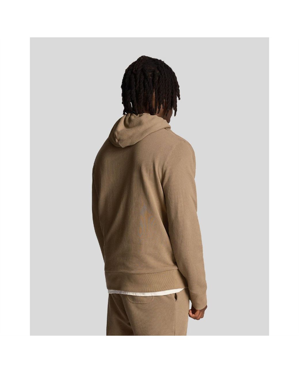 Lyle & Scott Brown And Utility Hoodie for men