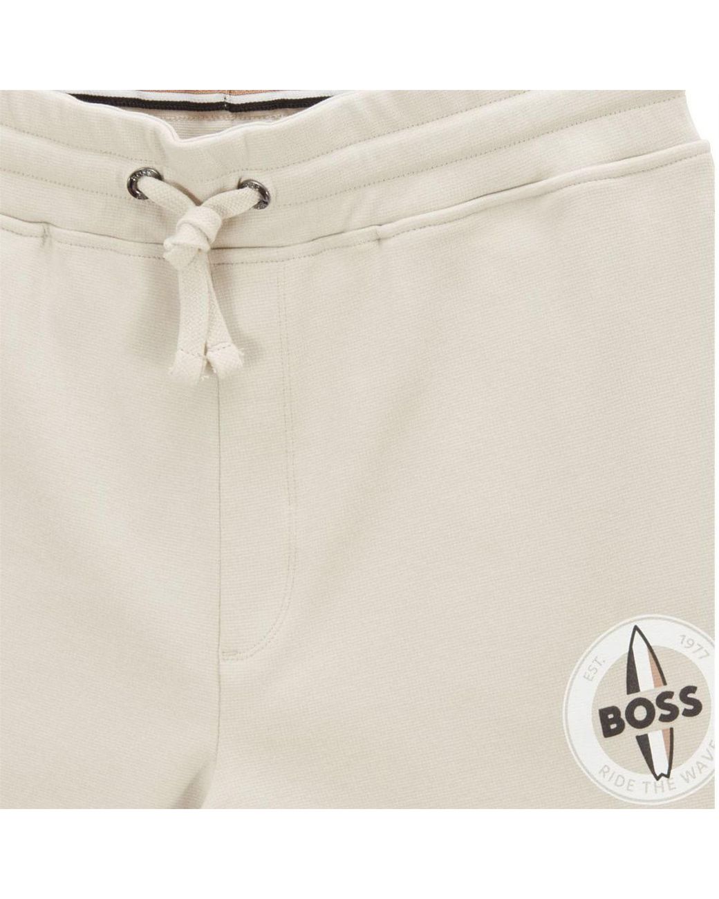 Boss Natural Javan Tracksuit Bottoms for men