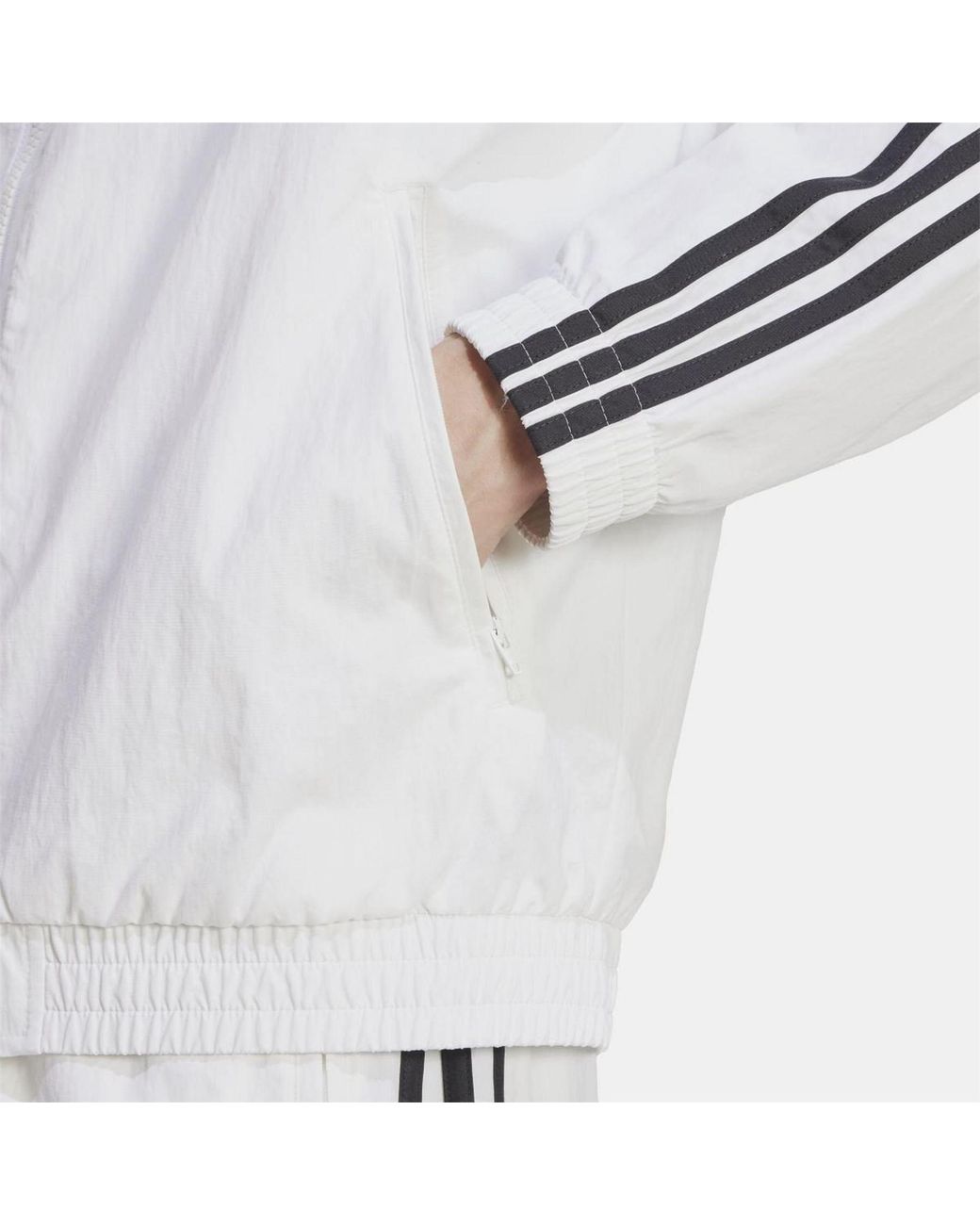 Adidas Originals Blue Woven Firebird Track Top for men