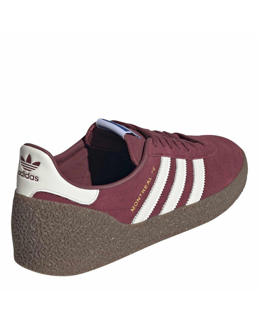Adidas Originals Purple Montreal 76 S Canvas Low Top Sneakers 7 (40.7) for men