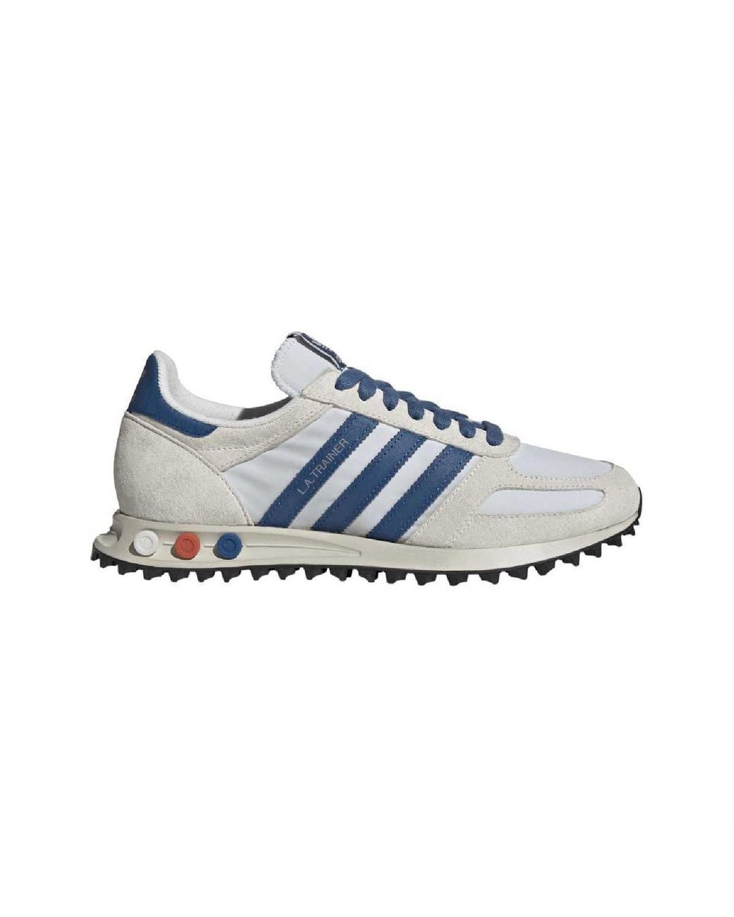 Adidas Originals Blue La Trainer Og Lace Up Sneakers 4.5 (37.3) for men