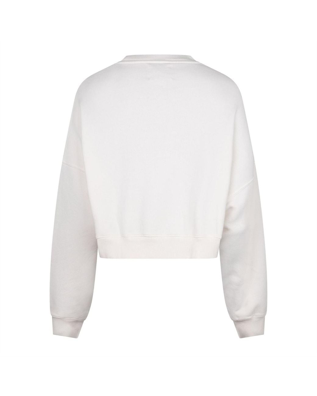 Drew House White Adults Foundation Crewneck Crew Sweatshirt for men