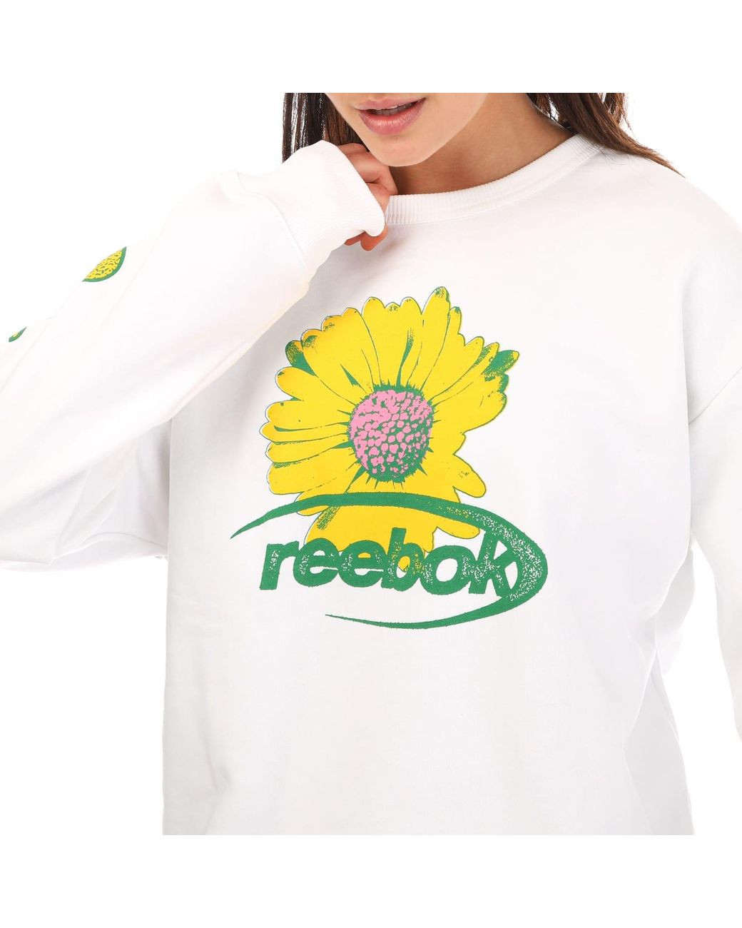 Reebok Unisex Classic 90s Crewneck Sweatshirt in White Lyst UK