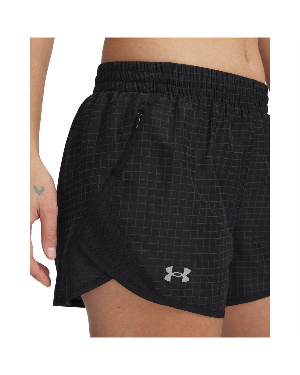 Under Armour Black Fly By Novelty Shorts