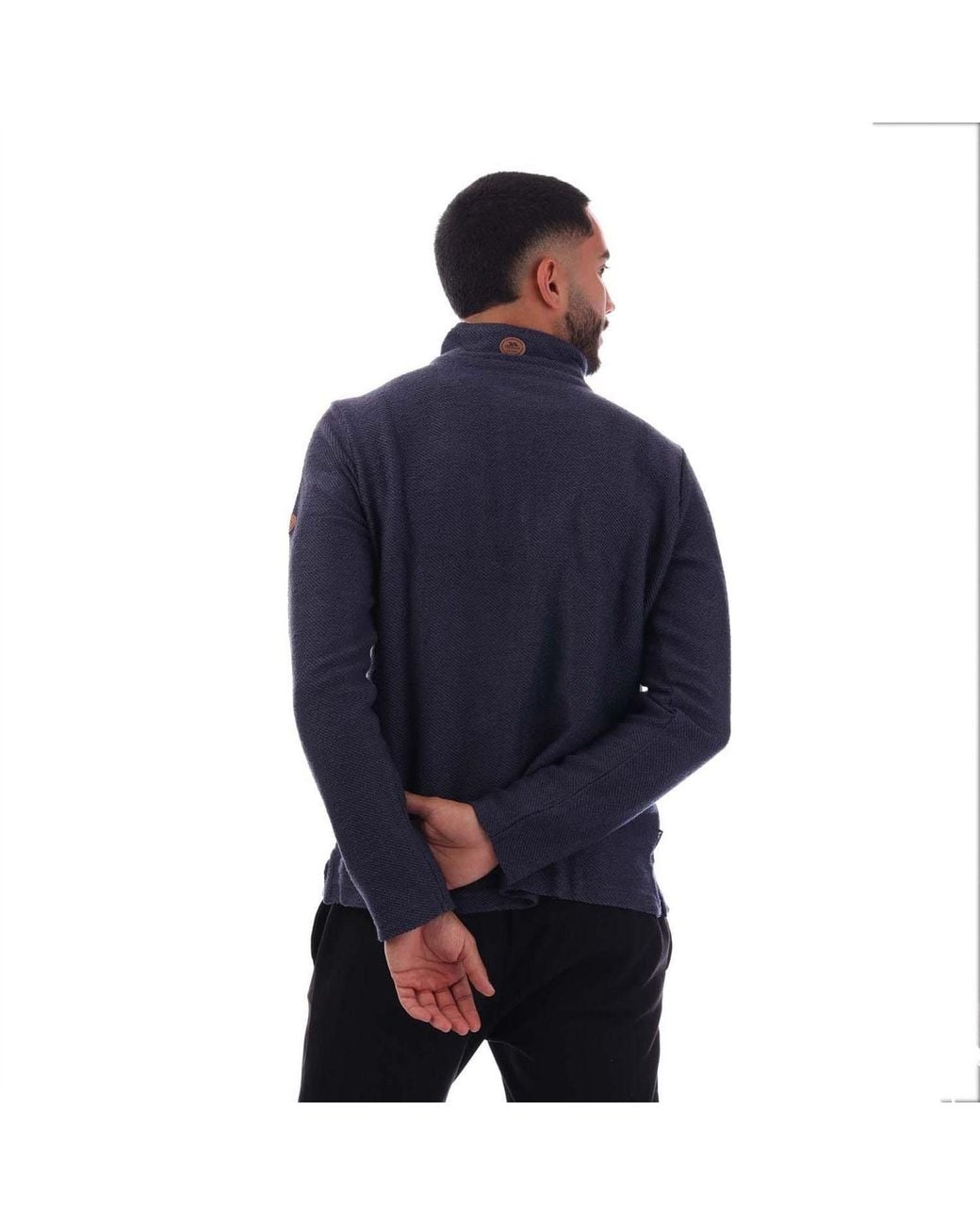 Trespass Blue Half Zip Fleece for men