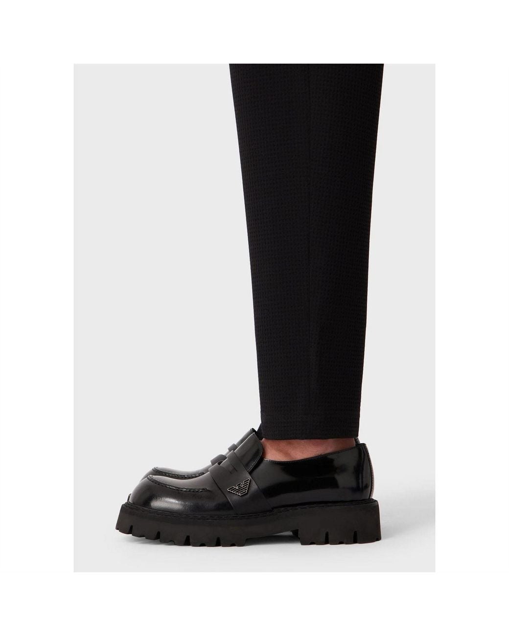 Emporio Armani Black Trousers for men