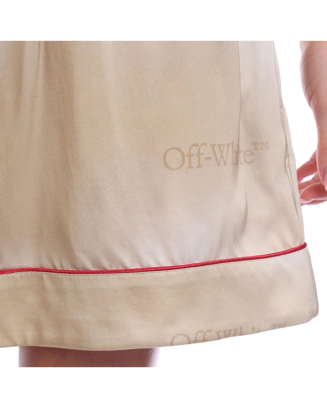 Off-White c/o Virgil Abloh Natural Pyjama Shorts