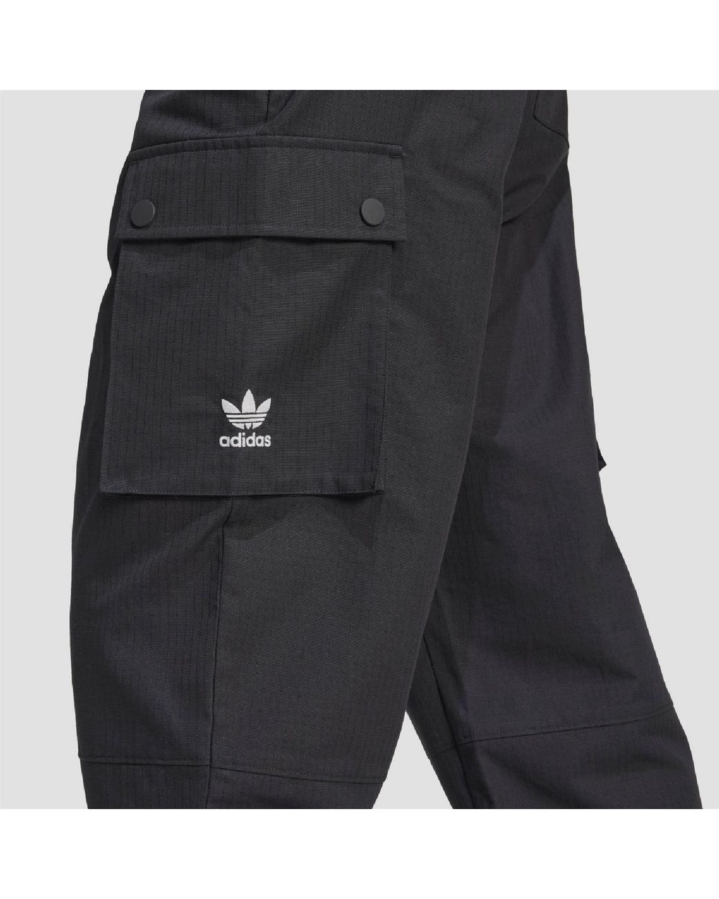 Adidas Blue Script Cargo Tracksuit Bottom for men