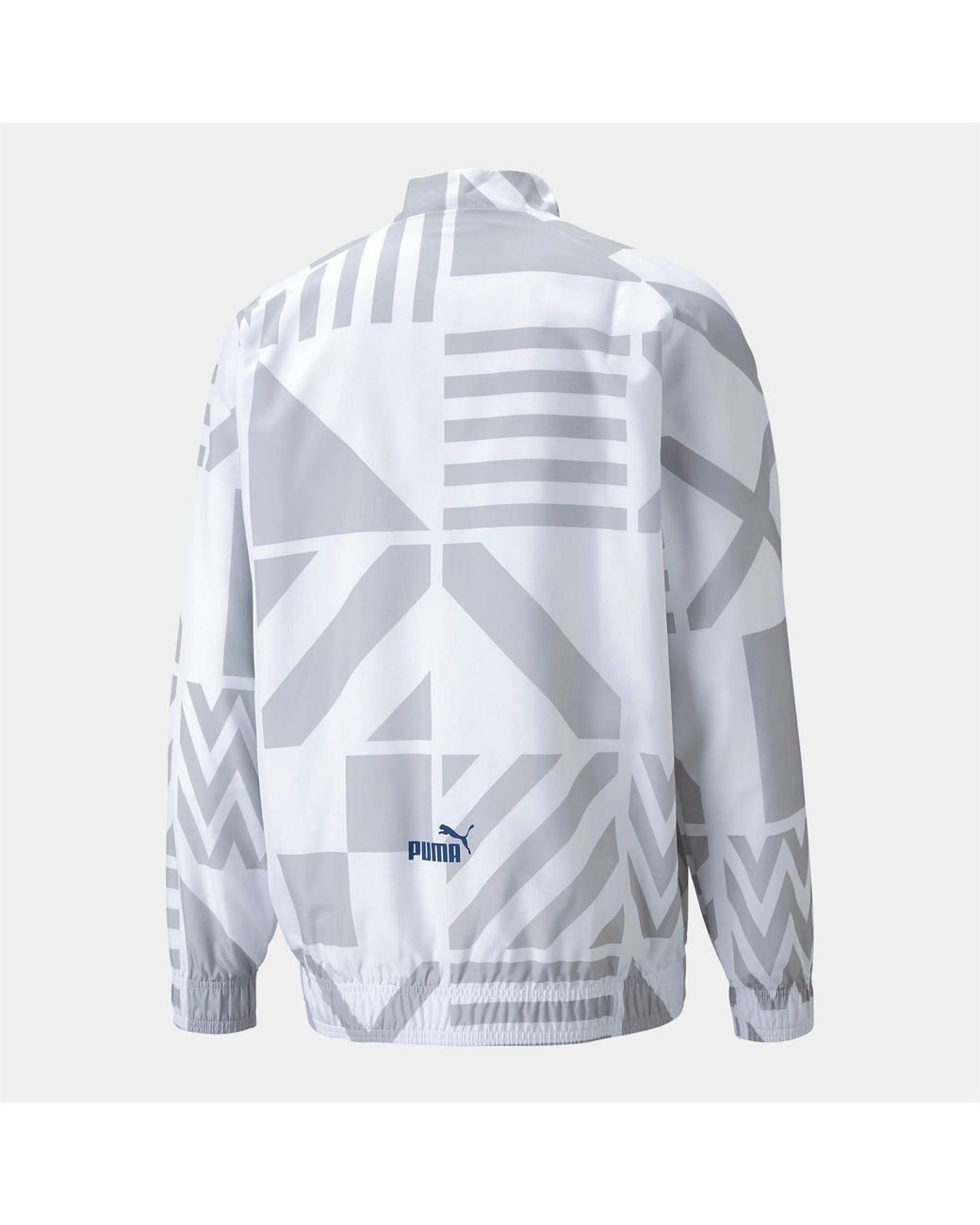 PUMA Blue De Marseille Fc Prematch Jacket for men