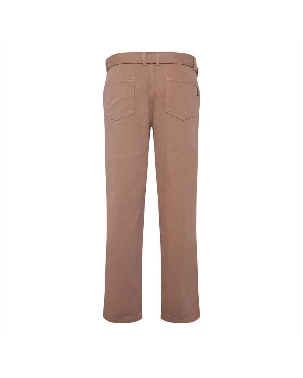 Jack & Jones Brown Ridge Belted Chinos for men