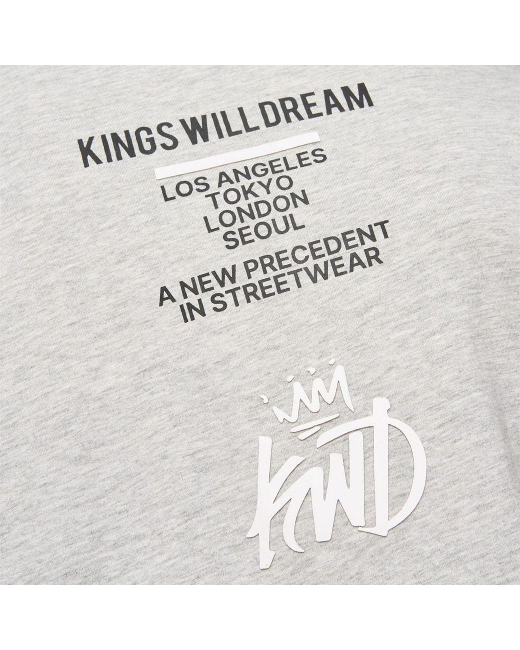 Kings Will Dream White T Shirt for men