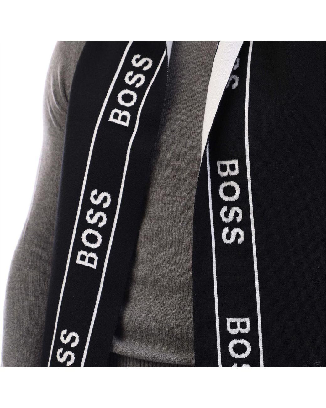 Boss Black Scarf Set for men