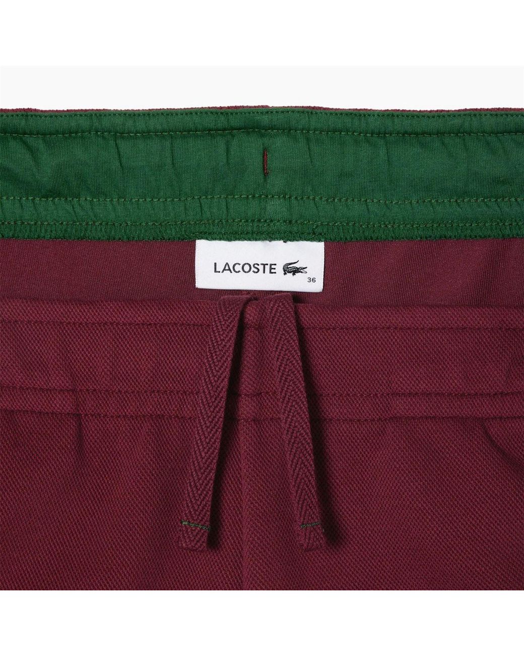 Lacoste Red Sweatpants