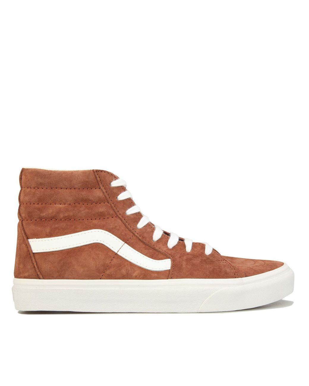 Vans Sk8 hi Suede Trainers in Brown for Men Lyst UK