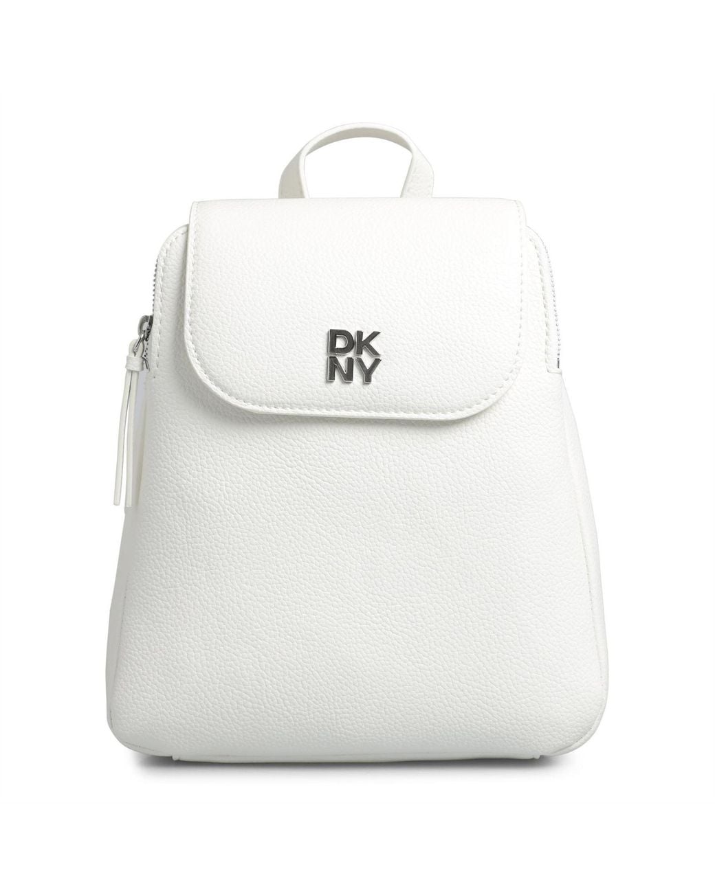 DKNY White Gallen Backpack
